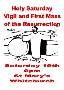 You are warmly invited to join us on our Journey to Easter throughout Holy Week. With love and prayers, Fr John